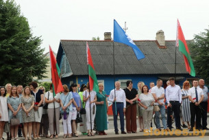 В Слониме прошел митинг-реквием, посвященный Дню всенародной памяти жертв Великой Отечественной войны и геноцида белорусского народа