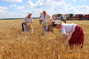 На Слонімшчыне адбылося раённае свята “Зажынкі”